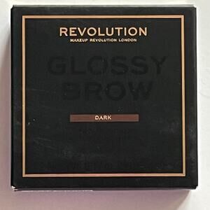 Revolution Glossy Brow Dark Contour Sculpt Define Pomade Long Lasting Hold Color